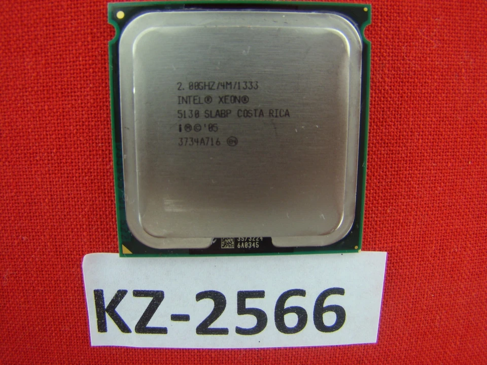 Intel Xeon 5130 Slabp 2.00GHz/4MB/1333MHz Socket/Socket 771 Dual CPU #KZ-2566 - Image 1 of 1