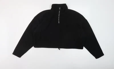 FACTORIE Womens Black Polyester Pullover Sweatshirt Size S Zip - image 1 of 4