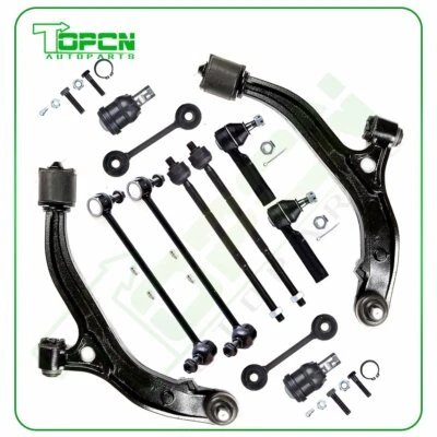 12pcs Suspension Kit Control Arm Tie Rods for Dodge Caravan 96 97 98 99 00 Foto 1 de 4