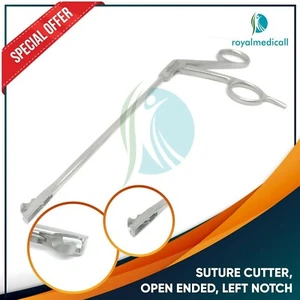 Pro Suture Cutter, Open Ended, Left Notch Same as Arthrex By MAQNSCO M-A-12-177 - Picture 1 of 7