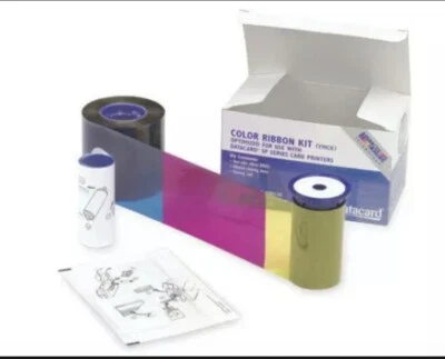 NEW Genuine Datacard 534000-112 Color Ribbon Kit Replace 552854-004 YMCKT *L@@K* - Image 1 of 4