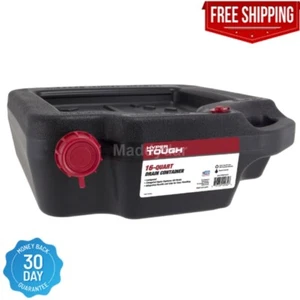 16 Quart Automotive Car Truck Oil Change Drain Pan Container Can-USA - Picture 1 of 6