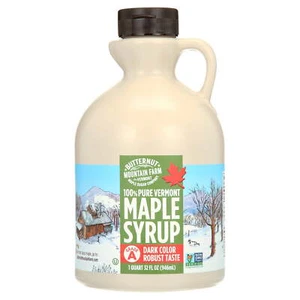 Farm 100% Pure Vermont Maple Syrup Dark Color & Robust Taste, 32 fl oz. - Picture 1 of 6
