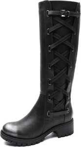 Women's Boots Back Lace Up Fall Winter Fashion Knee High Boots For Women - Picture 1 of 6