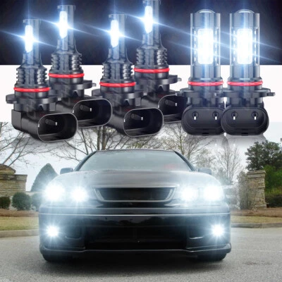 Para 1998-2005 LEXUS GS 300 400 430 6x 6500K Faros LED + Kit Faros Antiniebla Foto 1 de 4