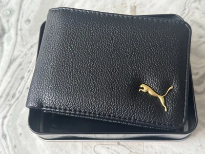 Cartera Puma Hombre Triple Negro Guijarro Imitación Cuero Foto 1 de 4