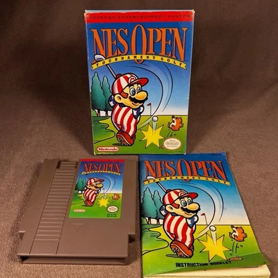 NES Open Tournament Golf Nintendo Complete In Box CIB 1991 Tested - Image 1 of 4