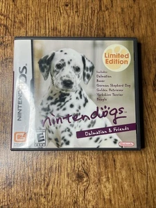 Nintendogs Dalmatian & Friends Limited Edition - Nintendo DS W/ Manual Tested - Afbeelding 1 van 6