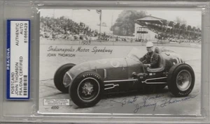 ~JOHNNY THOMSON (D.1960) 1953 O’Dell and Shields Signed INDY 500 Postcard~ - Picture 1 of 1