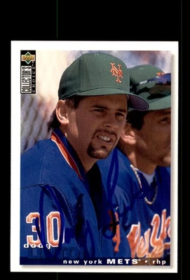 Signed Baseball Card Auto Doug Linton 1995 Collector's Choice #323 New York Mets - Image 1 of 2