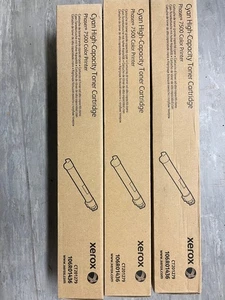 Cartucho de tóner original Xerox cian de alta capacidad Phaser 7500 - 106R01436 IVA inc - Imagen 1 de 1