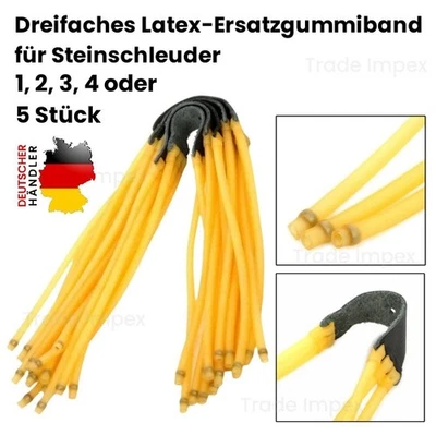 POWER LATEX GUMMIBAND Ersatz Gummiband Schleuder Zwille Ersatzgummi 3 Streifen Gummi Steinschleuder