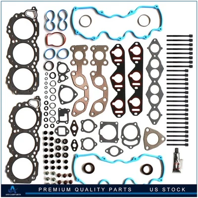 ✔Juego de pernos de junta de culata para Nissan Frontier para Xterra para Infiniti 3.3L 96-04 Foto 1 de 4