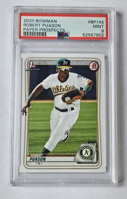 2020 Bowman 1st Edition Robert Puason  #BFE145 PSA 9 Mint  - Image 1 of 2