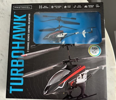 Protocol Turbohawk Helicóptero 3 Chanel Control Remoto Negro y Rojo Foto 1 de 4