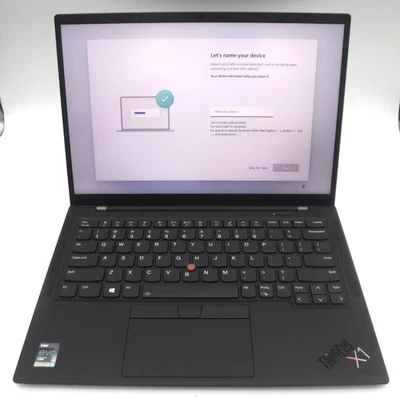 Lenovo ThinkPad X1 Carbon Gen 9 i5-1135G7 2.4GHz 8GB RAM 14 em 256GB NVMe Win 11 - Imagem 1 de 4