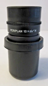 VINTAGE Leitz Wetzlar 519741 Periplan 10x Glasses Microscope Eyepiece Lens Cover - Picture 1 of 10