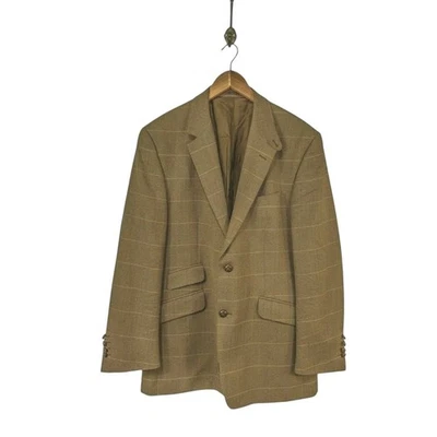 Mens Jaeger Tweed Blazer Large UK 44R Slim Fit  - Image 1 of 4