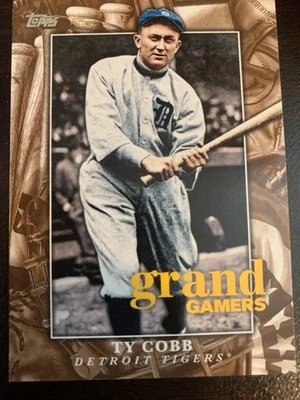 TOPPS BASEBALL 2024 TY COBB GRAND GAMERS TARJETA COLECCIONABLE GOG-16 Foto 1 de 2