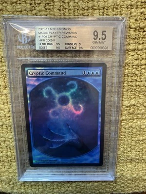 Cryptic Command Magic Player Rewards Foil BGS 9.5 - Image 1 of 2