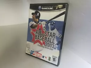 ALL-STAR BASEBALL 2003 FEATURING DEREK JETER NINTENDO GAMECUBE "NO MANUAL" F34 - Picture 1 of 3