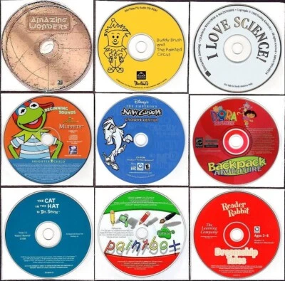 KIDS LOT #15 2000-2002 - 9 CDs for Win/Mac - Image 1 of 4