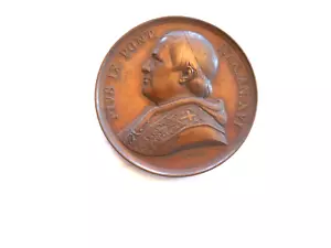 Pope Pius 9th Rare Papal Medal with case..with Daniel in the Lions Den - Picture 1 of 5