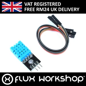 DHT11 Temperatur und Feuchtigkeit Sensor Modul Arduino Gewächshaus Flussmittel Werkstatt - Bild 1 von 3