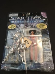 ✨VTG SEALED-SIGNED 1995StarTrek HolodeckSeries DeannaTroi DurangoFigure NRFB✨ - Picture 1 of 13