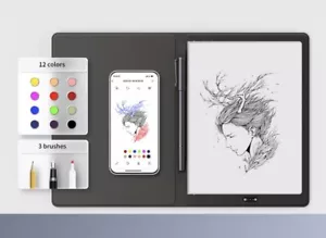 XP-Pen Note Plus Blocco Note Bluetooth Scrittura a Mano Registrazione in Tempo Reale Nuovo - Foto 1 di 10