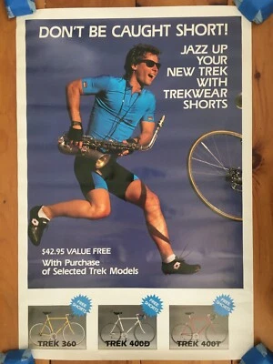 Póster original vintage de bicicleta Trek Foto 1 de 2