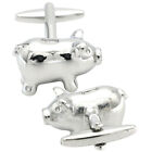 Funny Pig Cufflinks - Add Humor to Your Formal Wear