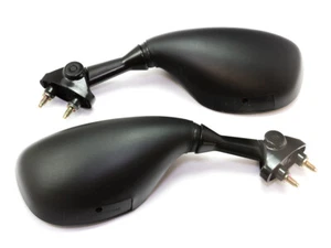 Spiegel Paar Schwarz E-geprüft für Kawasaki ZX-6R ZX-6RR ZX6RR ZX6R ZX 6R 6RR - Bild 1 von 4