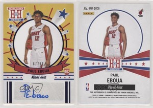 2020 Panini Chronicles Hometown Heroes Rookie Blue /99 Paul Eboua #HH-PEB Auto