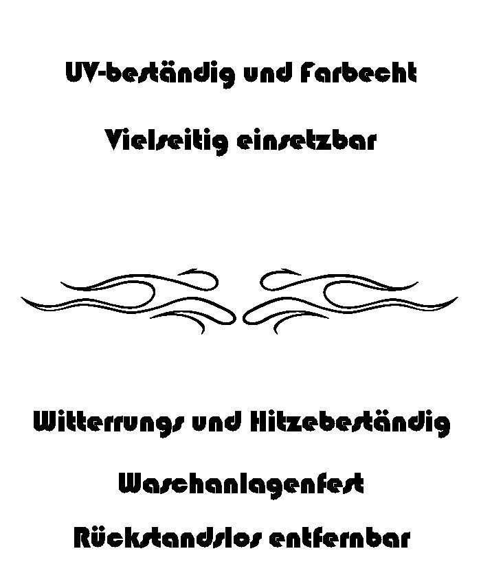 Auto Aufkleber Tribal Tattoos Tattoo 90x12,5cm schwarz Motiv 7 Tatoo Sticker - Bild 1 von 1