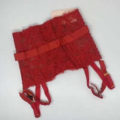 Agent Provocateur Rosele Red Waspie AP2 Small NWT - Image 1 of 4
