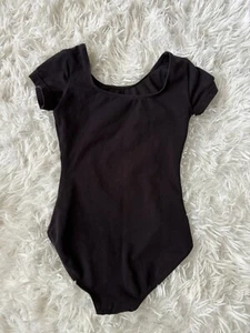 Bloch Girls Sz. 6x/7 Classic Black Leotard. Great Item & Quality - Picture 1 of 7