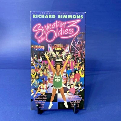 Vintage VHS Richard Simmons Sweating to Oldies VHS Good Times Made In Usa - Image 1 of 4