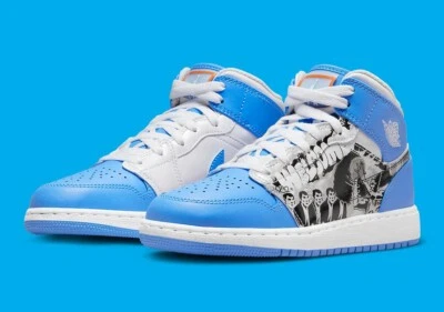 Nike Air Jordan 1 Mid SS (GS) Unisex Kinder UK 6 EUR 39 (DR6492 100)