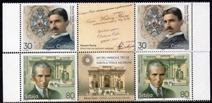 1787 - SERBIA 2022 - Nikola Tesla - Scientist - MNH Middle Row - Picture 1 of 2