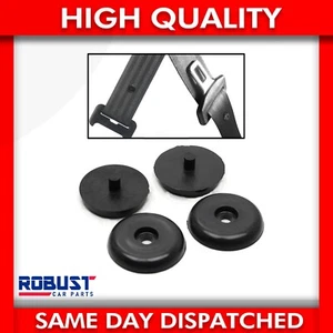 2X UNIVERSAL SEAT BELT BUCKLE HOLDER STOP CLIPS STOPPER BUTTON UK SELLER - Picture 1 of 11