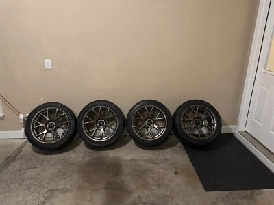 Bronze Konig Wheels with Michelin Pilot Sport 4s Tires ~2500 Miles - Image 1 of 4