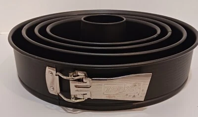 Zenker Non-Stick Springform Removable Base Black Round 12", 10, 8 1/2", 7", 3" - Image 1 of 4