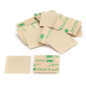 Klettpads 12x 3M Dual Lock Klettband Klett Klebeband SJ4570 durchsichtig 25x25mm - Bild 1 von 5