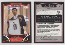 2008-09 Bowman Draft Picks & Stars Chrome Refractor /499 Yi Jianlian #9