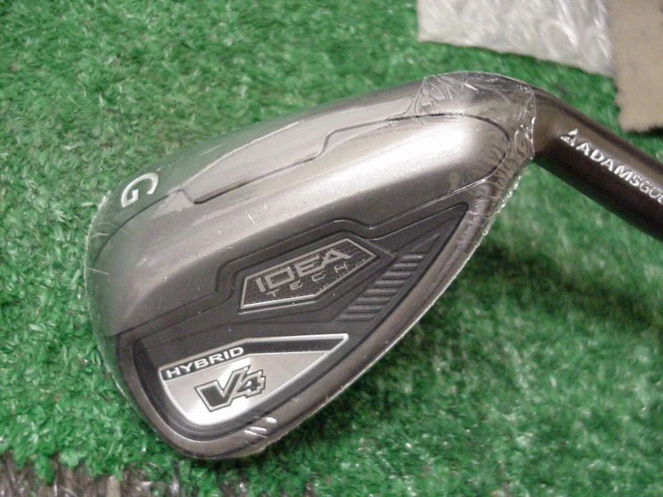 Brand New Adams Idea Tech Black V4 Hybrid Gap G Wedge Steel Stiff Flex - Image 1 of 3