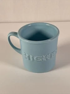 Disney M. Mouse Tasse Puderblau geprägt Mickey Sonderedition 350 - Bild 1 von 4