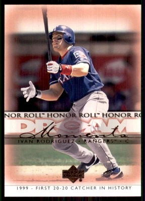 2002 Upper Deck Honor Roll #69 Ivan Rodriguez Texas Rangers - Image 1 of 2
