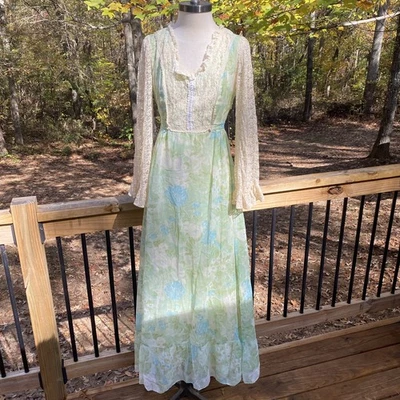 70s prairie dress vintage - Image 1 of 4