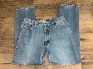 Vintage Bugle Boy 750 Jeans Mens 34x30 Y2K Light Wash Distressed - Picture 1 of 11